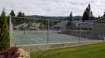 Tennis courts for use.